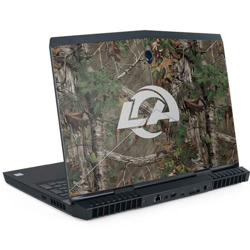 NFL Los Angeles Rams Realtree Xtra Green Camo Dell Alienware Skin